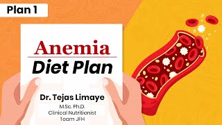 Diet For Anemia  Plan 1  Diet to Increase Hemoglobin  Dr Tejas Limaye  English [upl. by Ybbob]