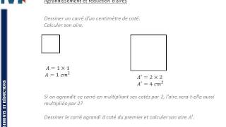 3ème  AGRANDISSEMENTS REDUCTIONS  Agrandissements et réductions daires [upl. by Sherer]