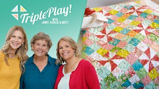 Triple Play How to Make 3 NEW Pinwheel Quilts  Free Quilting Tutorial [upl. by Eatnuhs]