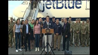 Governor Cuomo Governor Cuomo Holds Press Briefing at JFK Airport Prior to Departing for Puerto Rico [upl. by Ttoille90]