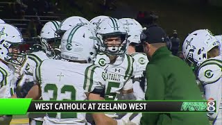 Football Frenzy West Catholic at Zeeland West [upl. by Hcir]