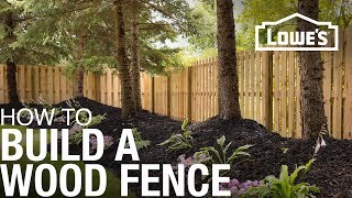 How to Build a Wood Fence [upl. by Attenna]