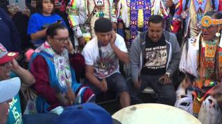 Northern Cree  Mandaree 2015 SNL drum solo contest [upl. by Arehs]