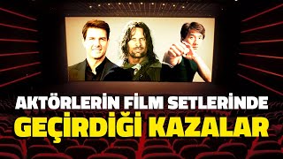 Setlerde Tehlike Ünlü Aktörlerin Yaşadığı Kazalar 🎬😱 [upl. by Llerut515]