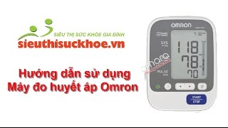 Hướng dẫn sử dụng Máy đo huyết áp Omron HEM7130 sieuthisuckhoevn [upl. by Neyr]