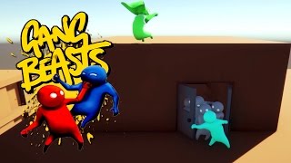 Gang Beasts  OUT STORE IS CLOSING Father and Son Gameplay [upl. by Tankoos]