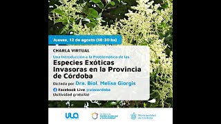 Especies exóticas invasoras en la Provincia de Córdoba [upl. by Elletnohs]