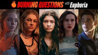 quotEuphoriaquot Cast Answers Burning Questions [upl. by Lahcear426]