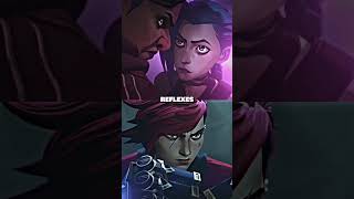 JINX vs VI shorts arcane jinx violet [upl. by Rafi314]