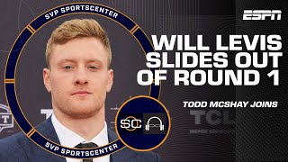 Todd McShay discusses why Will Levis wasn’t picked in 1st round of NFL Draft  SC with SVP [upl. by Jd]