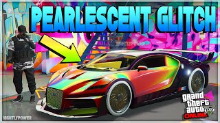 GTA 5 Chameleon Pearlescent Glitch Paint Jobs On ANY Car Modded Paint Glitch GTA 5 Glitches [upl. by Zetnom23]