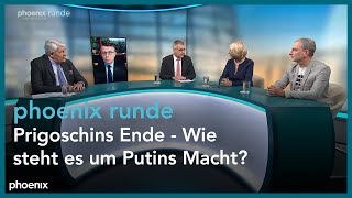 phoenixRunde Prigoschins Ende  Wie steht es um Putins Macht [upl. by Leahkim]