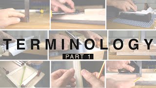 Beginner Woodworking and Carpentry Terminology Part 1 [upl. by Annaert]