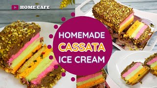 Cassata Ice Cream RecipeHomemade Cassata Ice Cream RecipeEasyamp yummy Cassata Ice Cream recipe [upl. by Hras736]