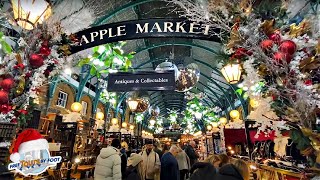 🎅Covent Garden Christmas Market  Christmas Lights and Tree Narrated [upl. by Ralaigh]