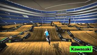 Kawasaki Animated Track Map  2016 Arlington [upl. by Silado629]