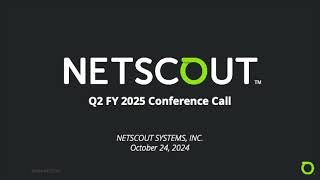 NetScout Systems NTCT Q2 2025 Earnings Presentation [upl. by Eckart]