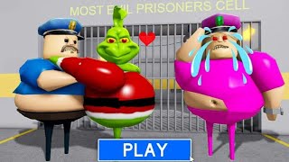 SECRET UPDATE  GRINCH FALL IN LOVE WITH POLICE GIRL roblox scaryobby [upl. by Athena]