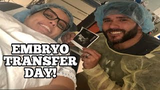 Embryo Transfer Day  IVF Journey [upl. by Eednarb]