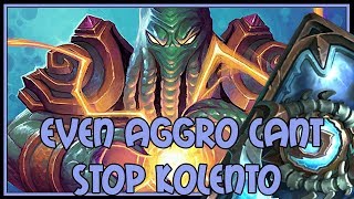 Hearthstone Even aggro cant stop Kolento control paladin [upl. by Nyrmak]