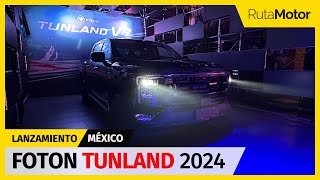 Lanzamiento Foton Tunland en México  Adelanto de la futura pickup que podría llegar a Chile [upl. by Noyes910]