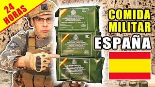 Probando COMIDA MILITAR de ESPAÑA 24 Horas  MRE Española  Curiosidades con Mike [upl. by Seravart453]