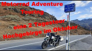 Motorrad Adventure Touring Moto Guzzi V85 TT am Stilfser Joch  Livigno Bernina und Julierpass [upl. by Nnyllaf917]