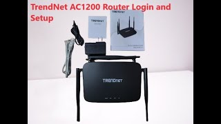 Trendnet AC1200 Dual Band Wireless Router Login and setup  TEW812DRU TEW818DRU  AC1900 TEW831 [upl. by Hairacaz]