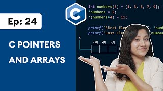 24 C Pointers and Arrays  C Programming For Beginners [upl. by Ilojne247]