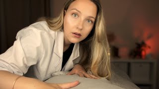 ASMR Chiropractor Tucks You In Crispy Sheets Body Adjustments Massage Face Touching Roleplay [upl. by Lleraj]