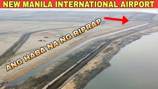 Ang haba na ng riprap Bulacan Airport NEW MANILA INTERNATIONAL AIRPORT Update 01232024 [upl. by Pedroza]