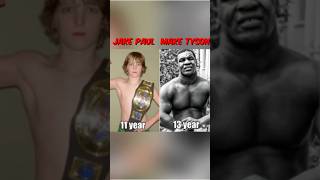 Jake Paul at 15 yers old and Make Tyson at 15 yers old boxing miketyson mma fighter [upl. by Fields842]