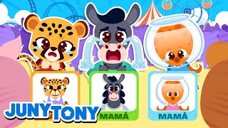 ¡Ay no ¡Animalitos Perdidos  Animales en Peligro  Canciones Infantiles  JunyTony en español [upl. by Oloap]