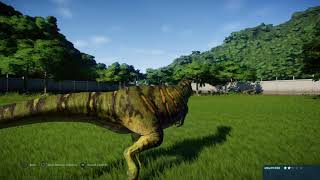 Jurassic World Evolution Metriacanthosaurus Social behaviour [upl. by Ettener]