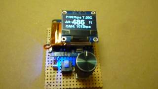 Altimeter with QNH adjustment DIY [upl. by Broome]