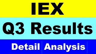 IEX Q3 Result 2023  Detail Analysis  ⚫ IEX SHARE PRICE LATEST NEWS ⚫ IEX Q3 RESULT ANALYSIS SMKC [upl. by Fillian]