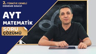 Endemik Yayınları 20232024 2 TG Deneme Sınavı AYT  Matematik Video Çözümlü Cevap Anahtarı [upl. by Mcclary120]