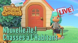 Animal Crossing New Horizons  Nouvelle île  Triple Chasse à lhabitant [upl. by Ethelind968]