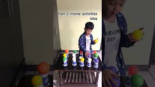 Part 2 DIY Indoor Activities For Kids Keep children busy at home shorts kidsvideo indoorgame [upl. by Annaynek208]