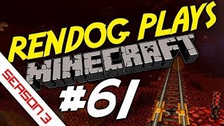 S3E61 Lets Play Minecraft  Nether Rail Mapping [upl. by Akinit131]