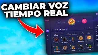 EL MEJOR MODULADOR DE VOZ PARA JUEGOS DE PC 🔥  Cambiar la voz en tiempo real con IA [upl. by Alleuqram]