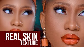 Create Highly Realistic SKIN TEXTURE In Photoshop FREE Download [upl. by Ardnatal644]