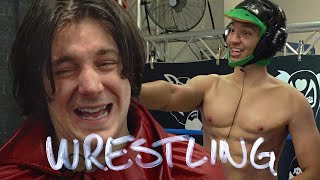 we became pro wrestlers ft CrankGameplays [upl. by Gnilyarg437]