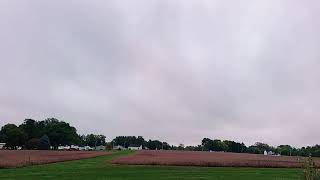 Ohio farm drizzly sunrise 🌧️ 30 September 2024 [upl. by Pernell3]