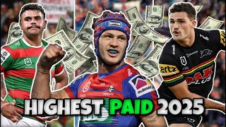 THE 2025 HIGHEST PAID PLAYER FROM EVERY NRL TEAM [upl. by Chaves380]