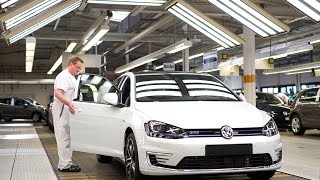 VW Golf GTE  Volkswagen plant Wolfsburg [upl. by Marv]