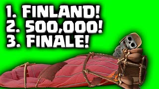 Finland Bound 500K Clan War Finale Clash of Clans Attacks [upl. by Bik]