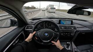 BMW F30 320D LCI 140KW 2016 Luxury Line POV Drive [upl. by Bjork]