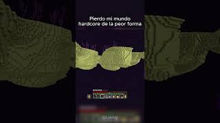 Pierdo mi Mundo Hardcore en Minecraft minecraft minecraftshorts minecraftmemes [upl. by Sil]