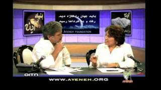 Rojan on Ayeneh TV program with Dariush Eghbali Part VI June 2010 [upl. by Dang]